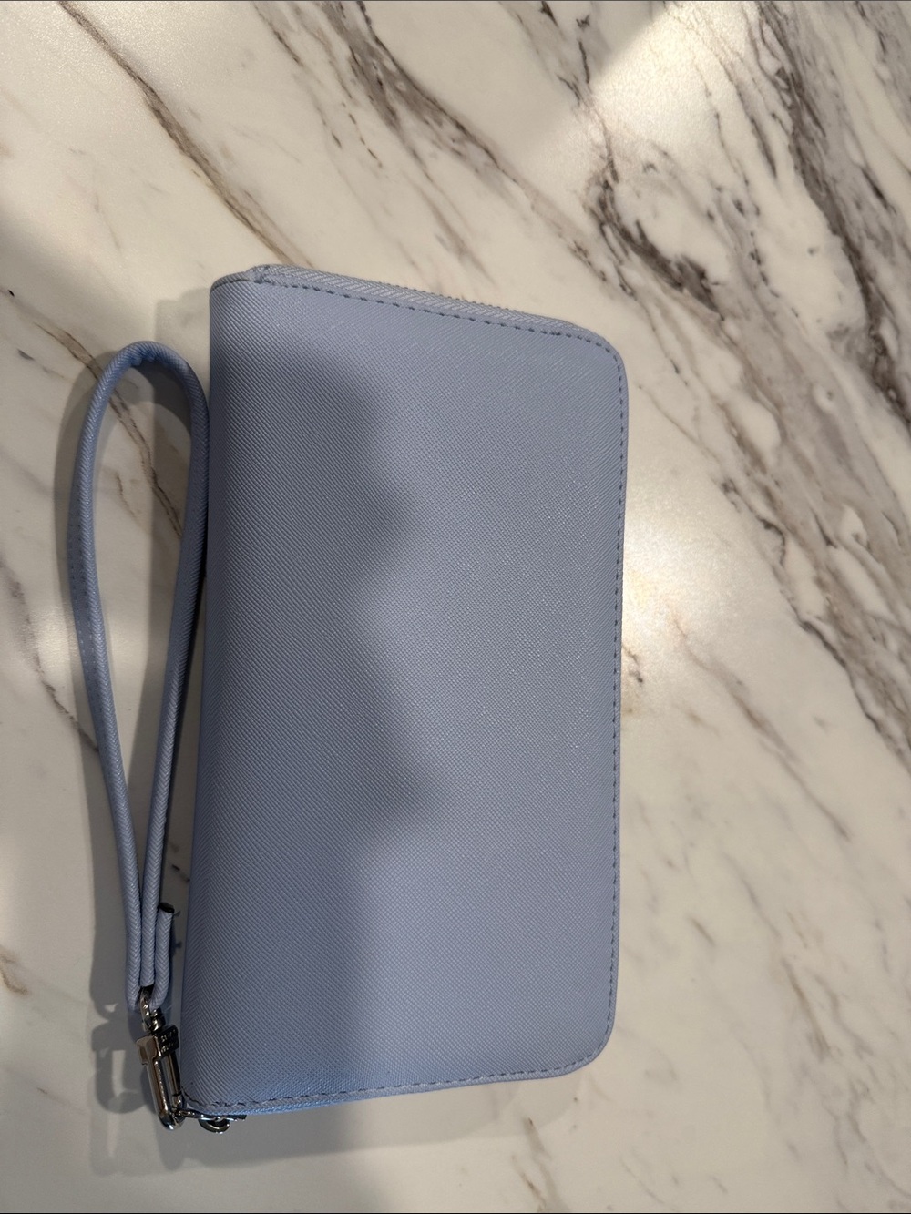 Steve Madden Blue Zip Wristlet Wallet - Picture 3 of 5